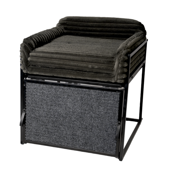 Pet Office Chair Companion - Cozy Elevated Bed for Your Furry Friend 🐾