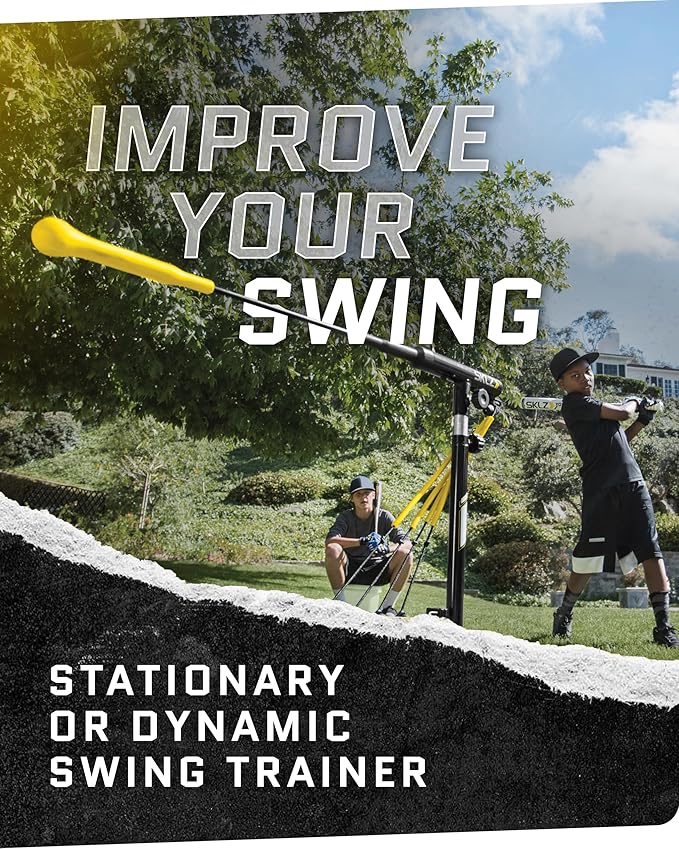 Portable Baseball & Softball Hitting Trainer with Power Bands & Carry Bag 🎯